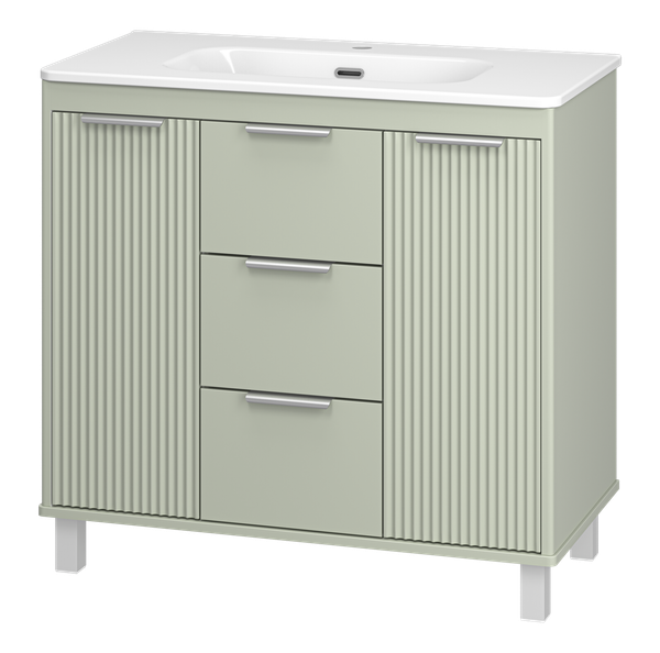 Тумба под умывальник Brevita Risacca Pistachio 90 / RIS-06090-0842Я