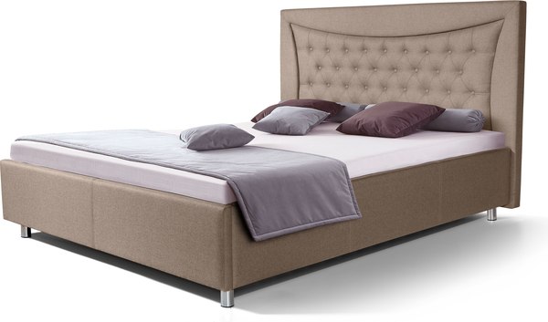 Двуспальная кровать ФорестДекоГрупп Марта 1 180x200 с ПМ - фото