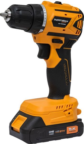 Аккумуляторная дрель-шуруповерт Partisan AD-2155BL / AD-2155BLPSN - фото