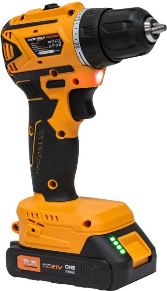 Аккумуляторная дрель-шуруповерт Partisan AD-2155BL / AD-2155BLPSN