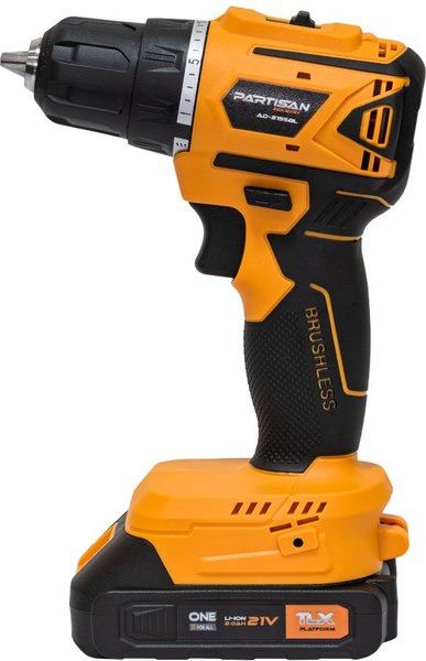 Аккумуляторная дрель-шуруповерт Partisan AD-2155BL / AD-2155BLPSN