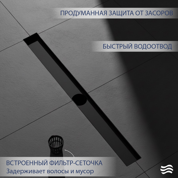 Трап для душа Lauter 2120162-LMB 600x70