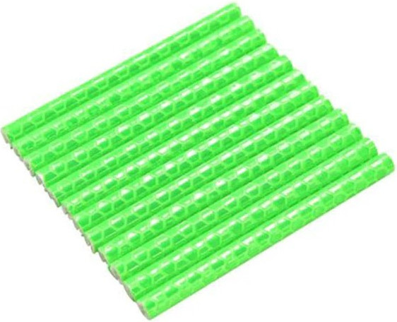 Накладки на спицы светоотражающие Vinca Sport STA 113 green-VS - фото