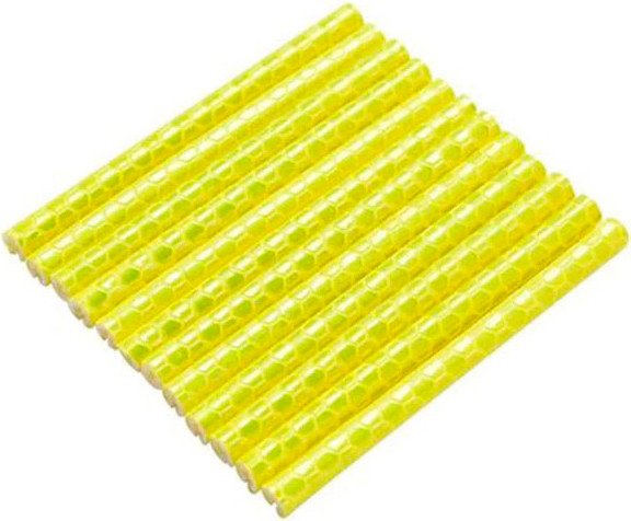 Накладки на спицы светоотражающие Vinca Sport STA 113 yellow-VS - фото