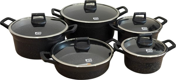 Набор кухонной посуды JIO J09B10 - фото