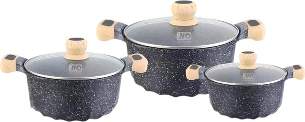 Набор кастрюль JIO J3124 - фото