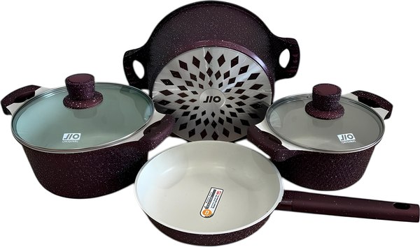 Набор кастрюль JIO J0507 Purple