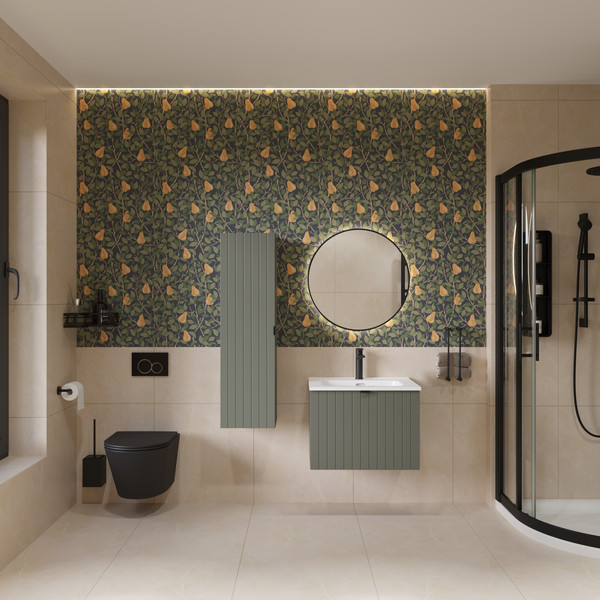 Тумба с умывальником Lauter Melisa 60 + Alton 61