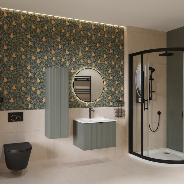 Тумба с умывальником Lauter Melisa 60 + Alton 61