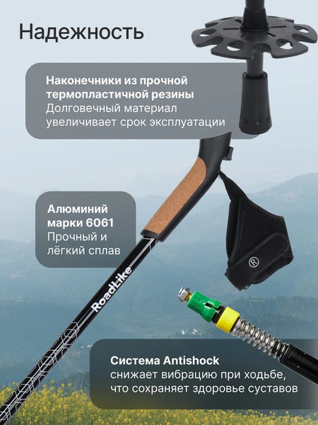 Палки для скандинавской ходьбы RoadLike Start / 434802