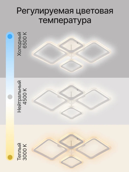 Люстра Home One Square 84W / 433119