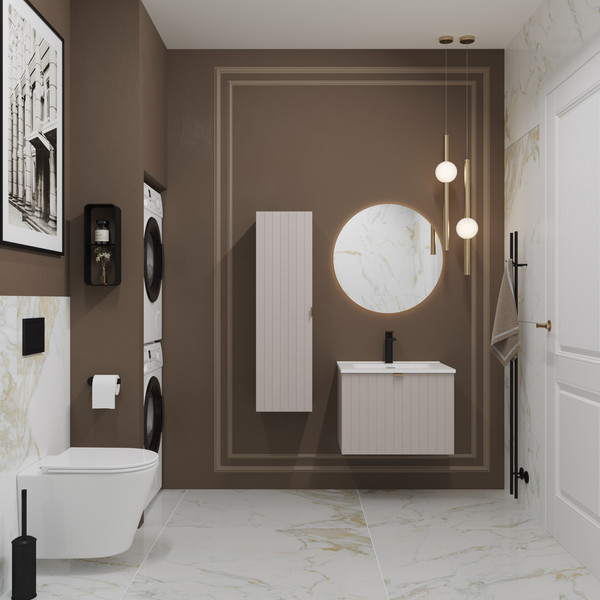 Тумба с умывальником Lauter Melisa 60 + Alton 61