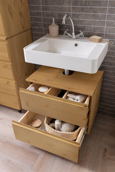 Тумба под умывальник Dipriz Fjonn 2 дв / Д.18004.1