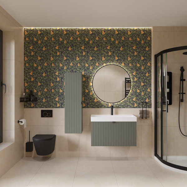 Тумба с умывальником Lauter Melisa 80