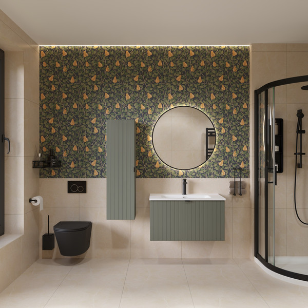 Тумба с умывальником Lauter Melisa 80 + Alton 82