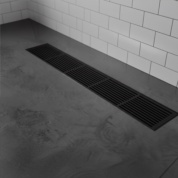 Трап для душа Lauter 2120862-i IMB 600x100 (черный матовый)