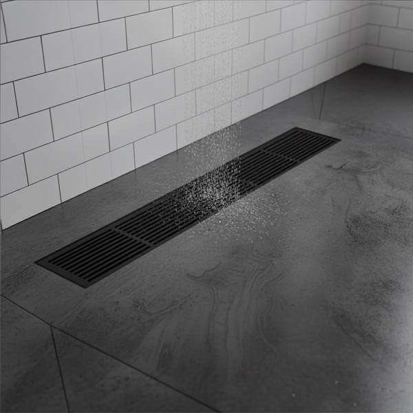 Трап для душа Lauter 2120862-i IMB 600x100 (черный матовый)