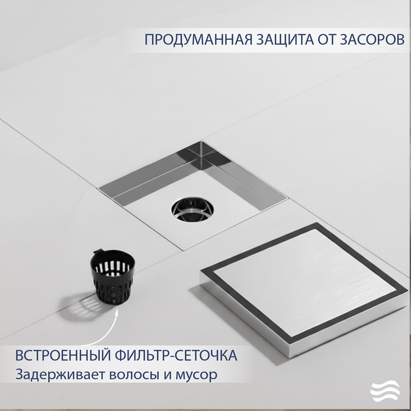 Трап для душа Lauter 214001-G1H 150x150