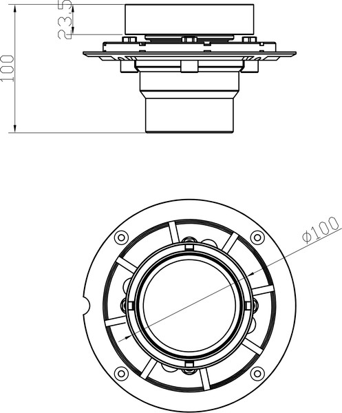 Трап для душа Lauter 21U035GM