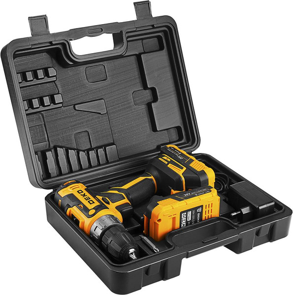 Аккумуляторная дрель-шуруповерт Deko DKCD20-Li / 085-1123