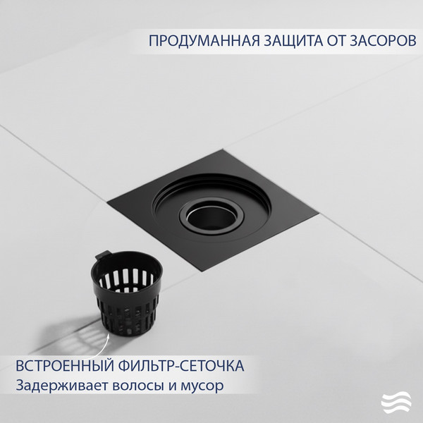 Трап для душа Lauter 21А40042MB