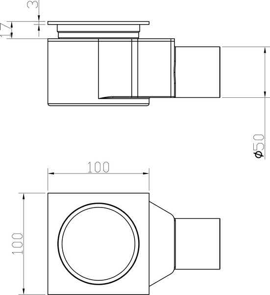 Трап для душа Lauter 21А40045GM