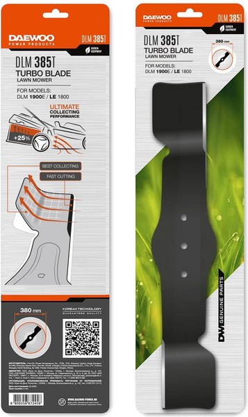 Нож для газонокосилки Daewoo Power DLM 385T