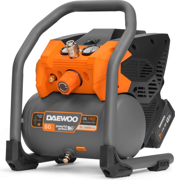 Воздушный компрессор Daewoo Power DAC 80S Li SET - фото