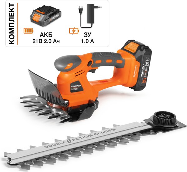 Кусторез аккумуляторный Daewoo Power DAHT 2521Li SET
