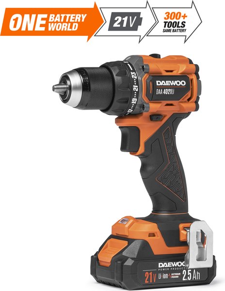 Аккумуляторная дрель-шуруповерт Daewoo Power DAA 4021Li SET BOX