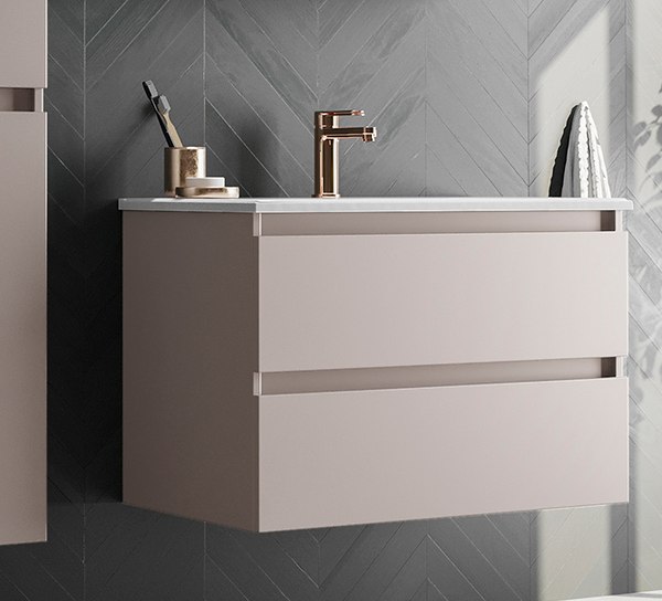 Тумба с умывальником Lauter Mia 60 + Alton 61 - фото