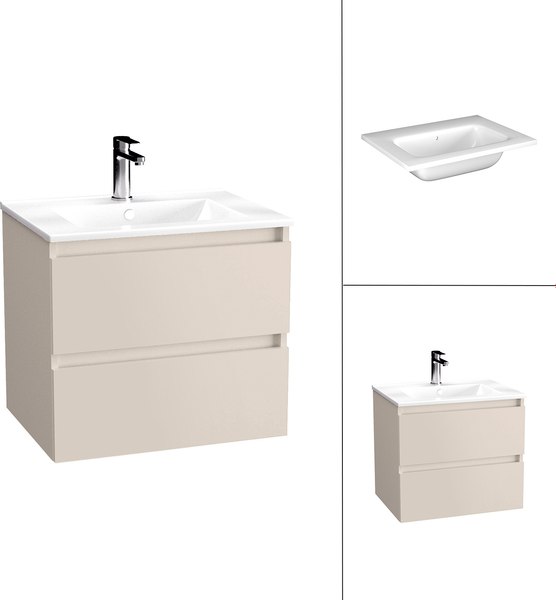 Тумба с умывальником Lauter Mia 60 + Alton 61