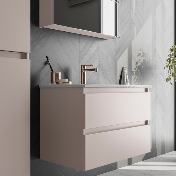 Тумба с умывальником Lauter Mia 60 + Alton 61