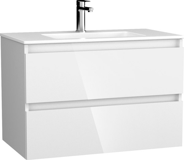 Тумба с умывальником Lauter Mia 80 + Alton 82