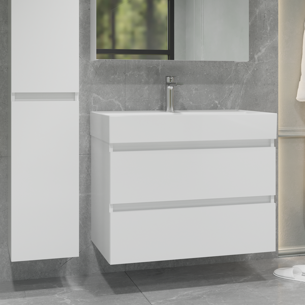 Тумба с умывальником Lauter Mia 80 + Optima 80.5