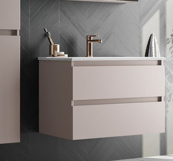 Тумба с умывальником Lauter Mia 80 + Alton 82 - фото