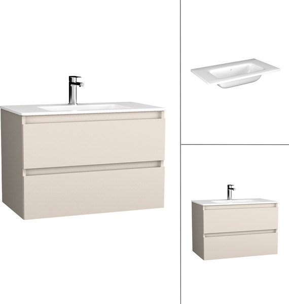 Тумба с умывальником Lauter Mia 80 + Alton 82