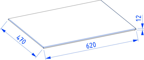 Комод для ванной Lauter Mia 60 со столешницей Melisa