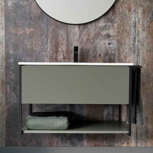 Тумба с умывальником Lauter Lea 80 + Alton 82