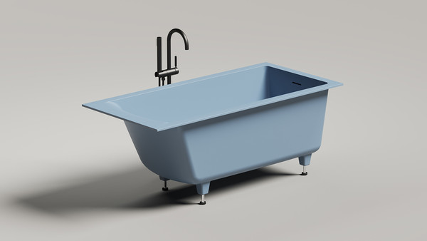 Ванна из искусственного камня Salini Cascata Kit 150x70 / 105012G