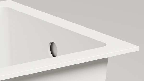 Ванна из искусственного камня Salini Cascata 150x70 / 105011G