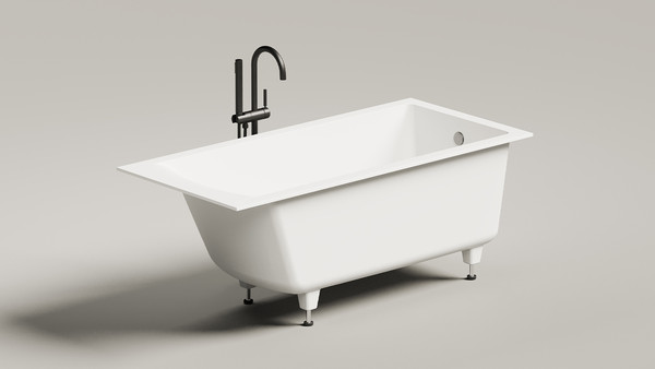 Ванна из искусственного камня Salini Cascata 150x70 / 105011G