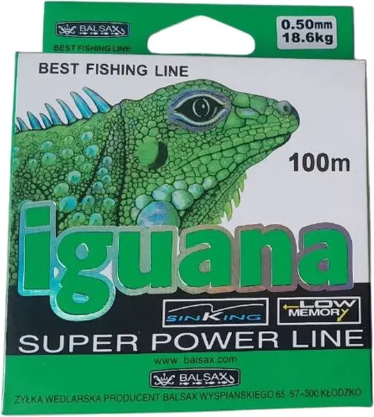 Леска монофильная Balsax Iguana Box 0.50мм 18.6кг - фото