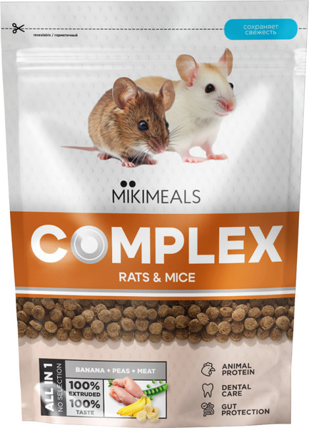 Корм для грызунов Mikimeals Complex Для крыс и мышей - фото