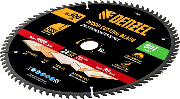 Пильный диск Denzel 733667