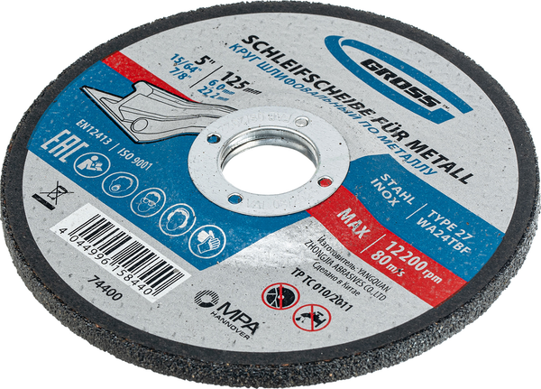 Шлифовальный круг Gross WA24TBF / 74400