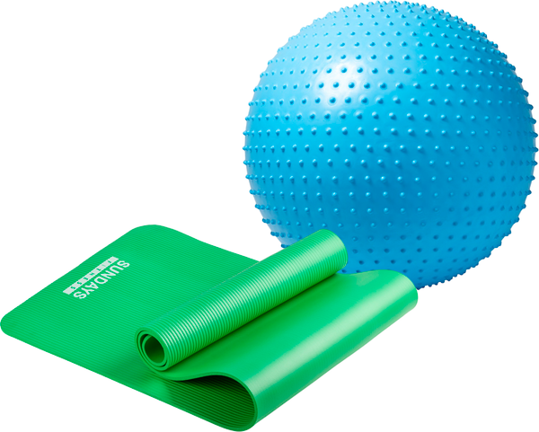 Набор для фитнеса Sundays Fitness Фитбол IR97404 + Коврик IR97505 - фото