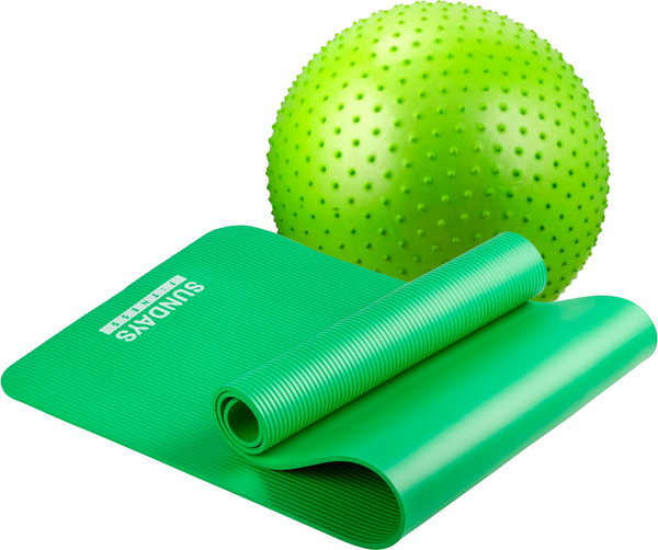 Набор для фитнеса Sundays Fitness Фитбол IR97404 + Коврик IR97505 - фото