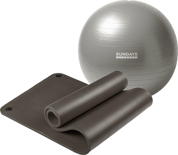 Набор для фитнеса Sundays Fitness Фитбол 75см IR97403 + Коврик IR97506 - фото