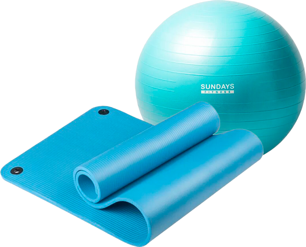 Набор для фитнеса Sundays Fitness Фитбол 75см IR97403 + Коврик 1.2см IR97506 - фото